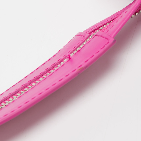 BALENCIAGA Magenta Leather Small Cable Shopper Tote - Picture 7 of 8